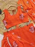 Stylish Ruffle Drape Lehenga Saree - Modern Look With Traditional Touch
