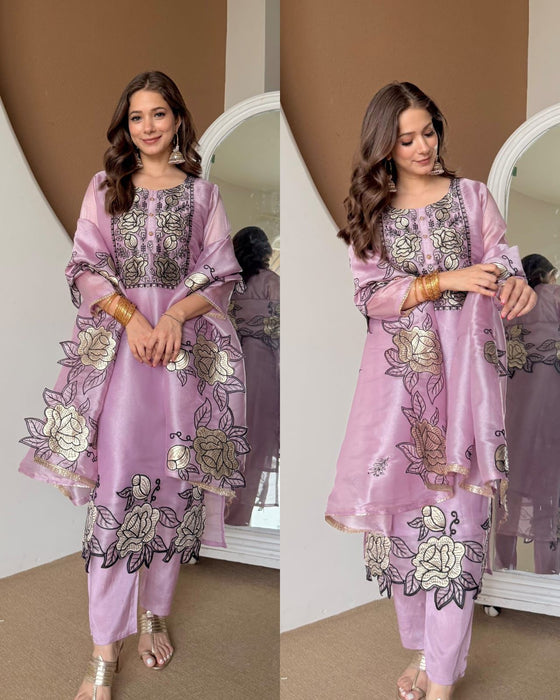 DESIGNER JIMMY CHOO SALWAR KAMEEZ WITH EMBROIDERY WORK