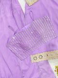 PARTY WEAR  4 PIECE REAL MIRROR AND EMBROIDERY WORKED BLOUSE-TOP, PLAZZO WITH DUPATTA