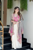 Super Hit New Designer Indo-Western Draped Saree Set