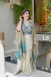 Super Hit New Designer Indo-Western Draped Saree Set