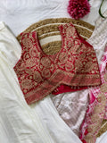 Super Hit New Designer Indo-Western Draped Saree Set