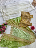 Super Hit New Designer Indo-Western Draped Saree Set