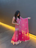 LATEST PRINTED FAUX GEORGETTE SALWAR KAMEEZ WITH MBROIDERY WORK