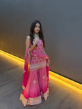 LATEST PRINTED FAUX GEORGETTE SALWAR KAMEEZ WITH MBROIDERY WORK