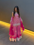 LATEST PRINTED FAUX GEORGETTE SALWAR KAMEEZ WITH MBROIDERY WORK