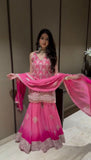 LATEST PRINTED FAUX GEORGETTE SALWAR KAMEEZ WITH MBROIDERY WORK