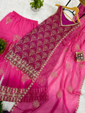 LATEST PRINTED FAUX GEORGETTE SALWAR KAMEEZ WITH MBROIDERY WORK