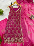 LATEST PRINTED FAUX GEORGETTE SALWAR KAMEEZ WITH MBROIDERY WORK