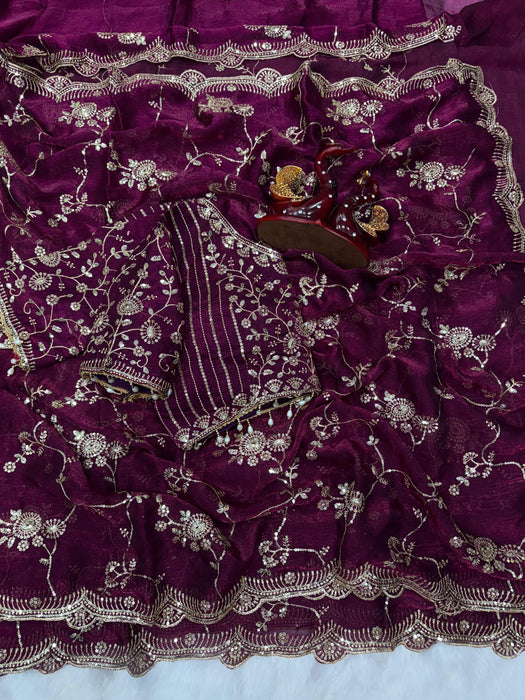 Latest DesignerSoft Frendy Chiffon Saree