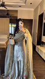 Latest Heavy Japan Satin Silk Designer Plazoo Set