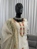 Latest Heavy Japan Satin Silk Designer Plazoo Set
