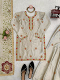 Latest Heavy Japan Satin Silk Designer Plazoo Set