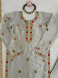 Latest Heavy Japan Satin Silk Designer Plazoo Set
