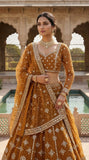 Designer Heavy Faux Georgette Real Mirror Sequins And Embroidered Work Lehenga Choli