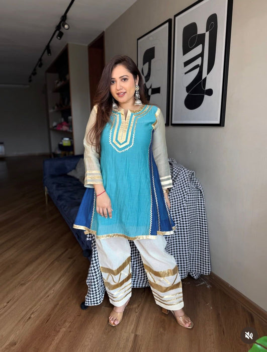 Designer Fancy Gota Patti Pattern  Co-Ord Set