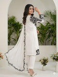 Latest Faux Georgette Embroidery And Sequence Work Top Pant With Dupatta