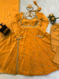 Fendy silk with Soft Micro Cotton Lining & Thread with Sequence work Salwar Kameez