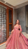 Fendy silk with Soft Micro Cotton Lining & Thread with Sequence work Salwar Kameez