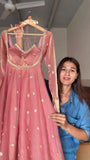 Fendy silk with Soft Micro Cotton Lining & Thread with Sequence work Salwar Kameez