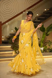 Beatiful Lahenga Saree With Soft Georgette And Digital Print