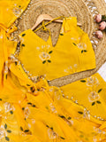 Beatiful Lahenga Saree With Soft Georgette And Digital Print
