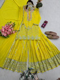 Designer Party Wear Heavy Fox Georgette Salwar Kameez