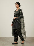 Desinger Heavy Japan Satin Farshi Salwar Top And Dupatta Set