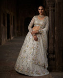 Designer Soft Butterfly Net Lehenga Choli With Real Mirror And Sequins Work