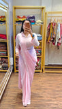 New Superhit Trending Ready To Wear Saree With Embroidered Stylish  Blouse