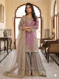 Designer Gmy Silk With Heavy Embroidery Coding Dori-Sequence Work Top-Bottom And Dupatta Set
