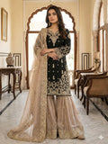 Designer Gmy Silk With Heavy Embroidery Coding Dori-Sequence Work Top-Bottom And Dupatta Set