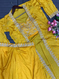 New Super Trending Party Wear Shrug with Sarara With Embroidery Work