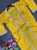 New Super Trending Party Wear Shrug with Sarara With Embroidery Work