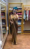 New Super Trending Embroidery Sequence work ready to wear saree with Embroidery Blouse