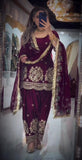 Designer Heavy Fandy Crushi Silk With Embroidery And Sequence Work