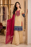 Latest Designer Rangoli Silk 3 Pieces Suit Pair With Embroidery Wor With Fancy Lace