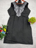 Festive & Party Wear Heavy Fox Rayon Cotton With Heavy Embroidery Top