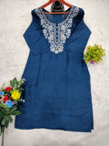 Festive & Party Wear Heavy Fox Rayon Cotton With Heavy Embroidery Top