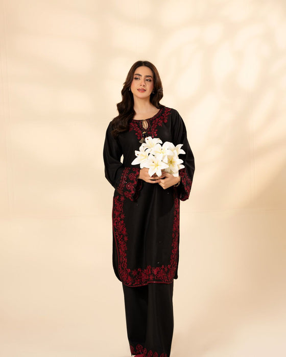 BEAUTIFUL CO-ORD SET IN EMBROIDERED TOP AND PLAZZO