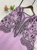 BEAUTIFUL SEQUENCE EMBROIDERED TOP PLAZZO WITH DUPATTA