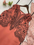 BEAUTIFUL SEQUENCE EMBROIDERED TOP PLAZZO WITH DUPATTA
