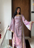 Latest Designer Jimy Silk Kurti Koti And Plazzp Set With Embroidery