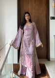 Latest Designer Jimy Silk Kurti Koti And Plazzp Set With Embroidery