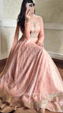 Elegant Faux Georgette Gown Lehenga - Thread & Sequin Work for Festive & Wedding Wear