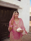 Designer Pure Gmy Silk With Embroidery Sequence Worked Top-Plazzo And Dupatta Set