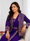 Designer Heavy Crep Silk Ready-to-Wear Saree With Embroidery Sequence work