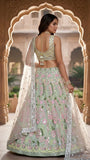 Soft Net with Real Mirror Embroidery Sequins Work Beautiful Lehenga Choli
