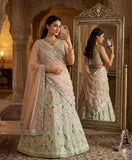 Designer Lehenga Choli With Real Mirror Embroidery And Sequins Work