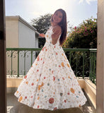White Premium Faux Georgette Anarkali Suit with Dupatta And Pant